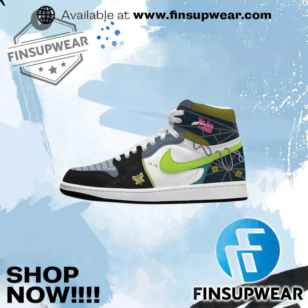 Jolyne Cujoh Jojos Bizarre Adventure Air Jordan 1 Sneaker