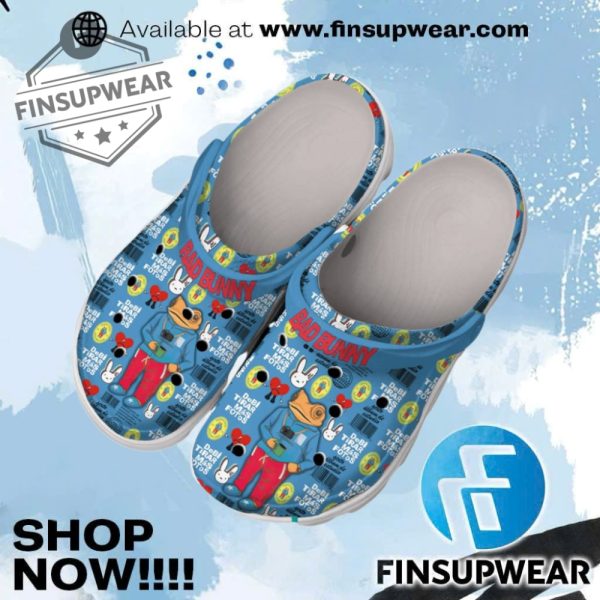 Bad Bunny Debi Tirar Mas Fotos Crocs Shoes finsupwear 1