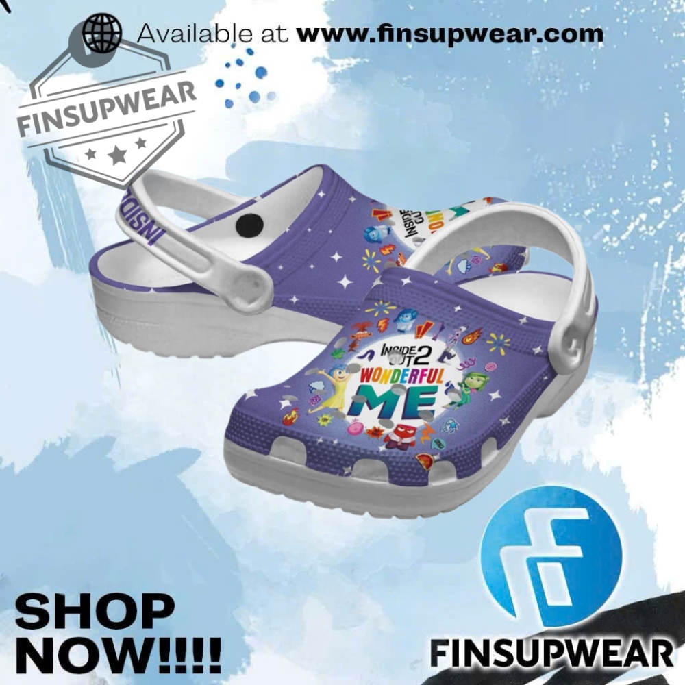 Inside Out 2 Wonderful Me Crocs Shoes 1 Inside Out 2 Wonderful Me Crocs Shoes Crocs