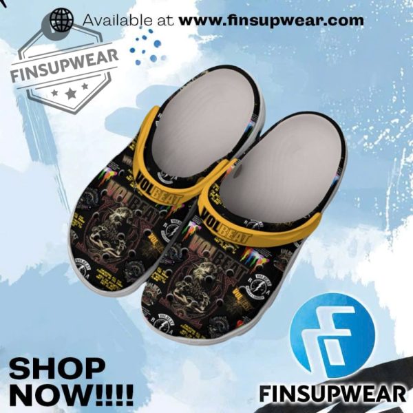 Volbeat Limited Edition Crocs Shoes finsupwear 1