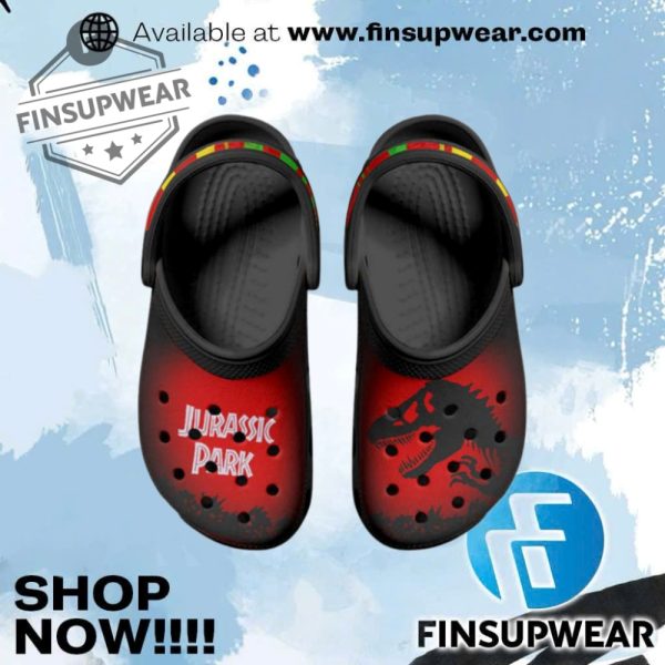 Jurassic Park Special Design Crocs Shoes finsupwear 1