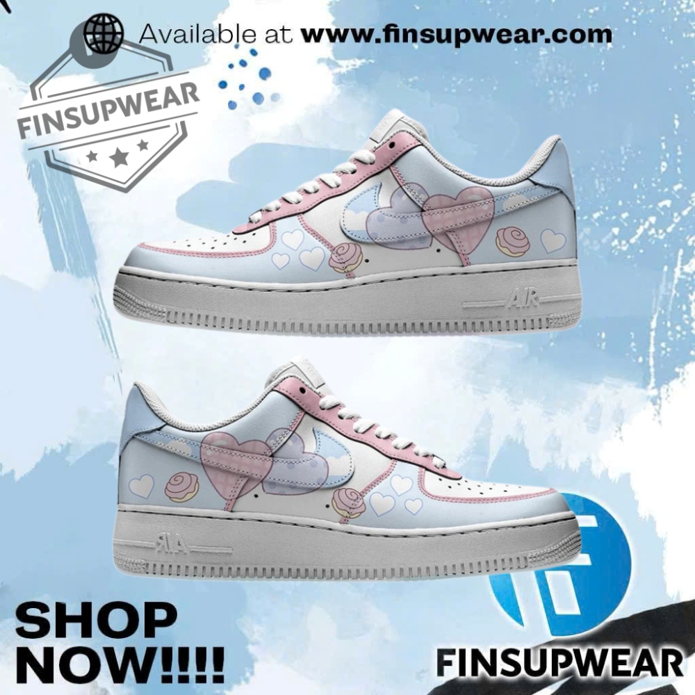 Pastel Cinnamoroll Air Force 1 Custom Shoes Sweet Sanrio Style