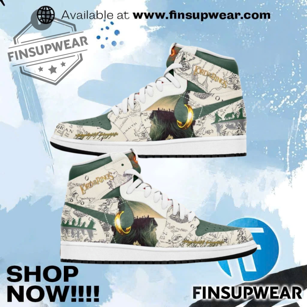 The Lord Of The Rings Limited Edition Air Jordan 1 Shoes 1 The Lord of the Rings Limited Edition Air Jordan 1 Shoes