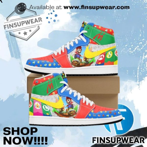 Super Mario Limited Edition Air Jordan 1 finsupwear 1