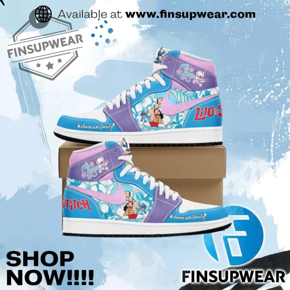Lilo Stitch Ohana Means Family Limited Edition Air Jordan 1 1 Lilo & Stitch Ohana Means Family Limited Edition Air Jordan 1