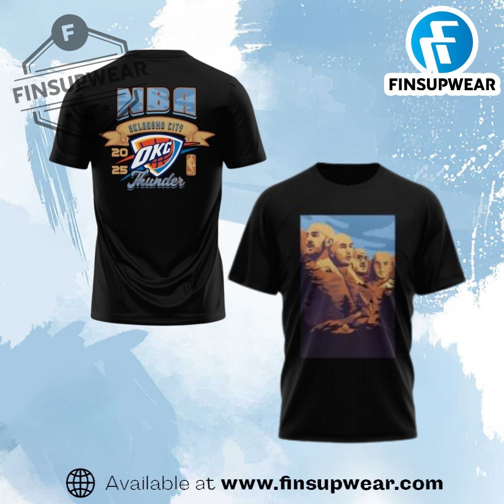 Oklahoma City Thunder Alex Caruso Mount Rushmore Shirt