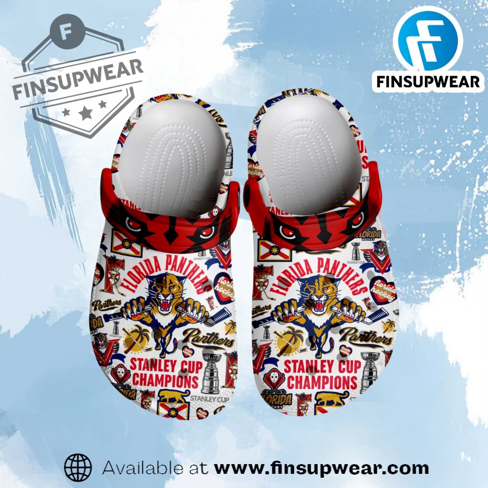 Florida Panthers Nhl Crocs Crocband Clogs Shoes