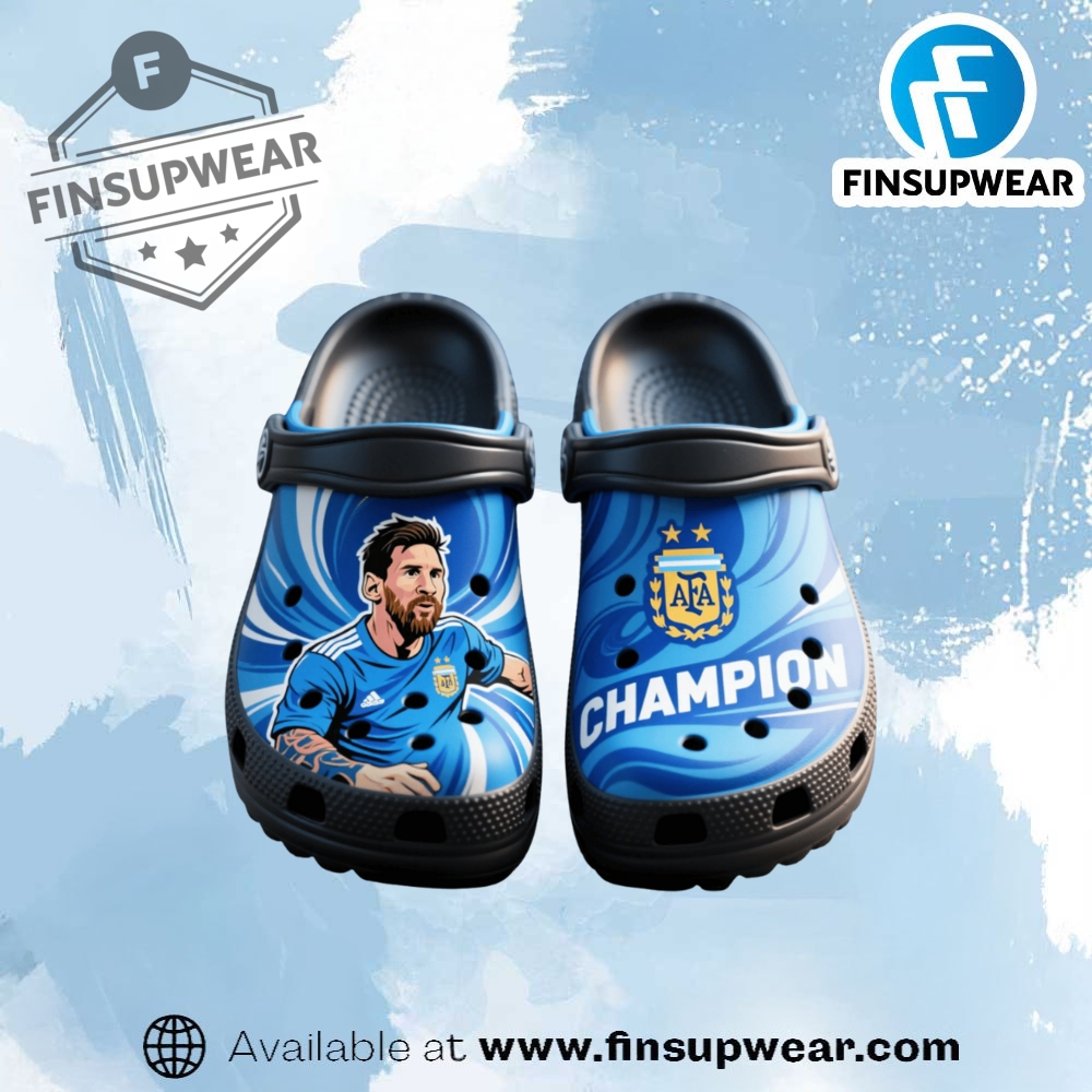 Lionel Messi Soccer Sport Crocs Crocband Clogs Shoes