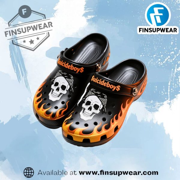 Suicideboys Music Crocs Clogs Crocband Shoes finsupwear 1