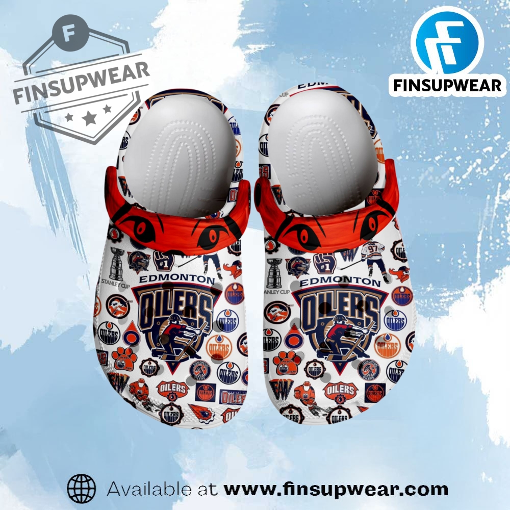 Edmonton Oilers Nhl Crocs Crocband Clogs Shoes