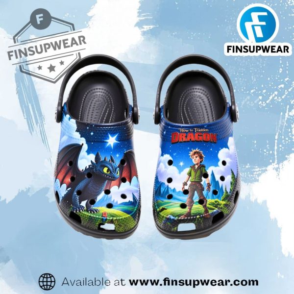How To Train Your Dragon Movies Crocs Crocband Clogs Shoes finsupwear 1