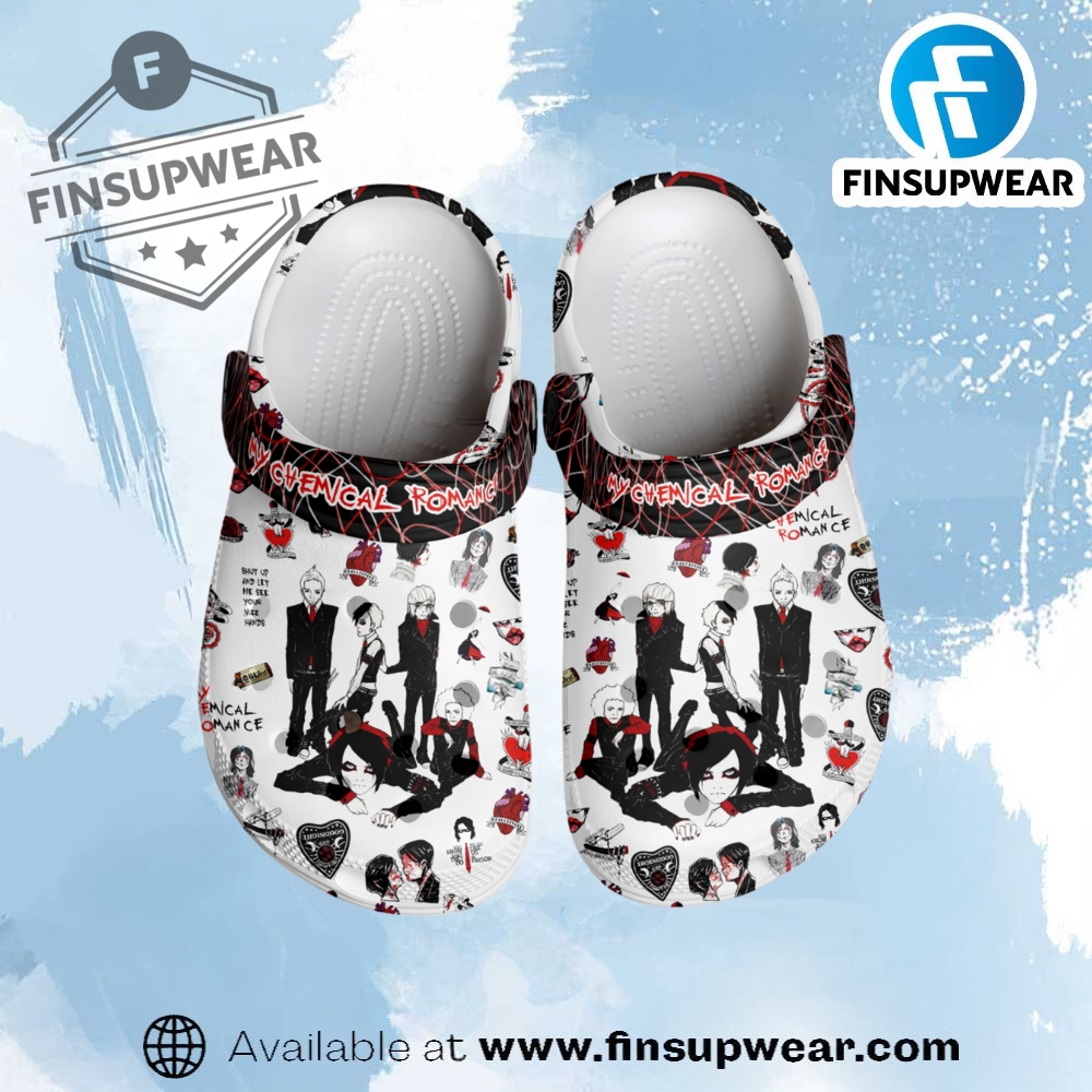 My Chemical Romance Music Crocs Crocband Clogs Shoes