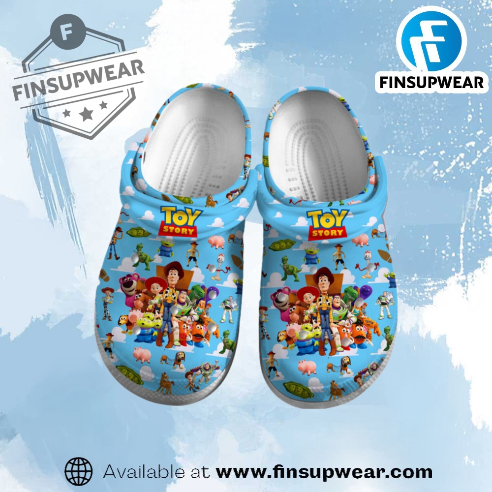 Toy Story Cartoon Crocs Crocband Clogs Shoes finsupwear 1