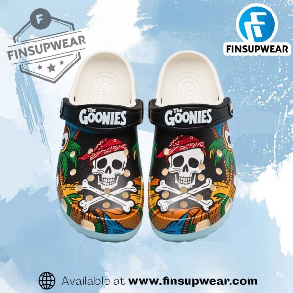 The Goonies Movie Crocs Crocband Clogs Shoes finsupwear 1