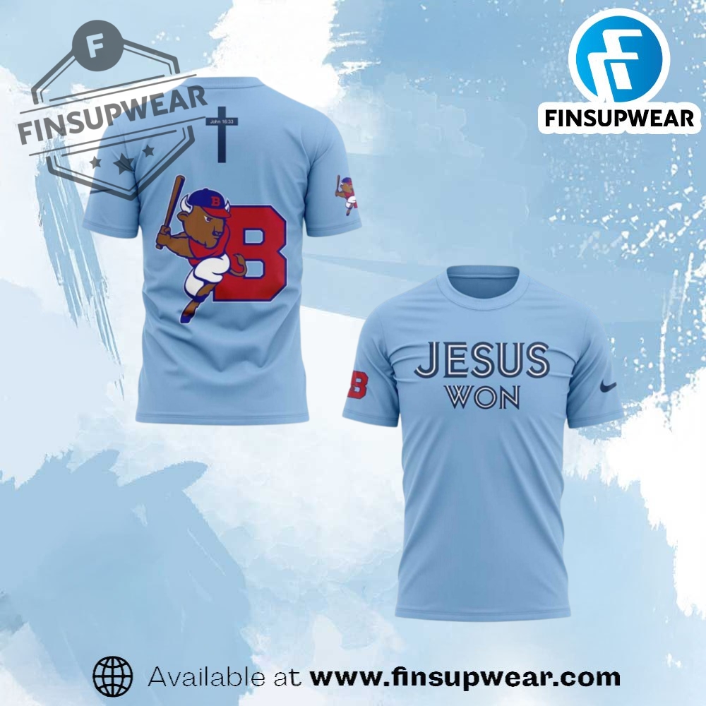 Buffalo Bisons Jesus Won Limited Edition Shirt finsupwear 1