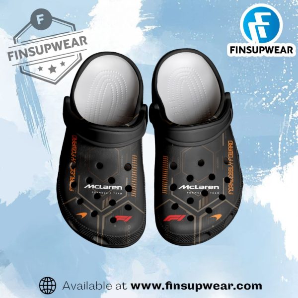 Mclaren F1 Team Sport Crocs Crocband Clogs Shoe finsupwear 1