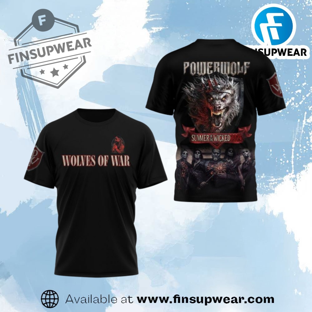 Powerwolf Summer Of The Wicked 2025 Special Shirt