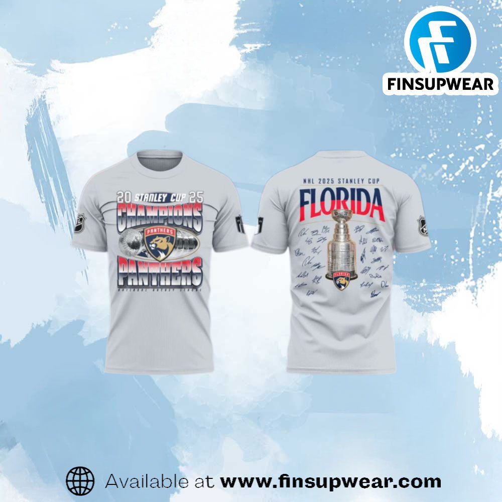 Florida Panthers 2025 Back To Back Stanley Cup Champions Shirt 1 mockup h9
