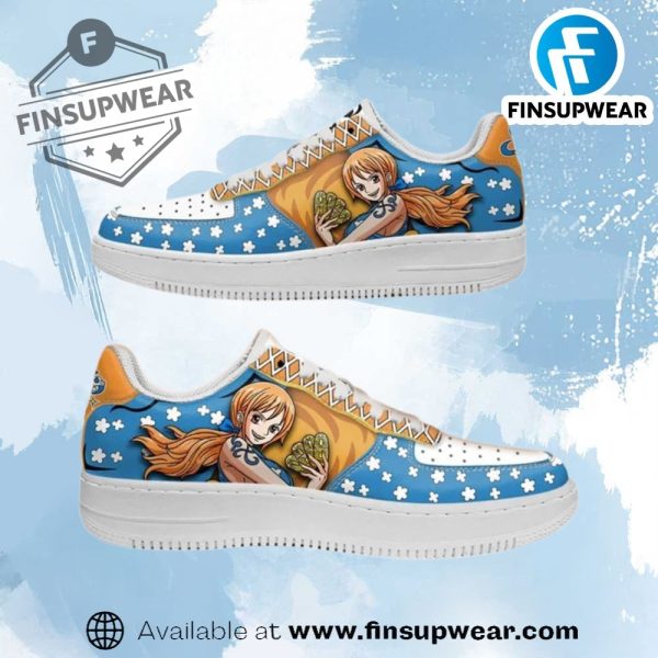 Nami Air Force Custom Anime Shoes finsupwear 1