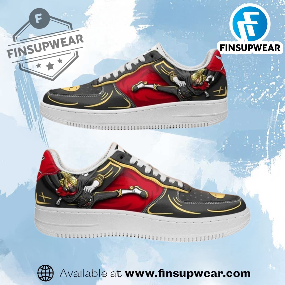 Sanji Raid Suit Air Force Custom Anime Shoes