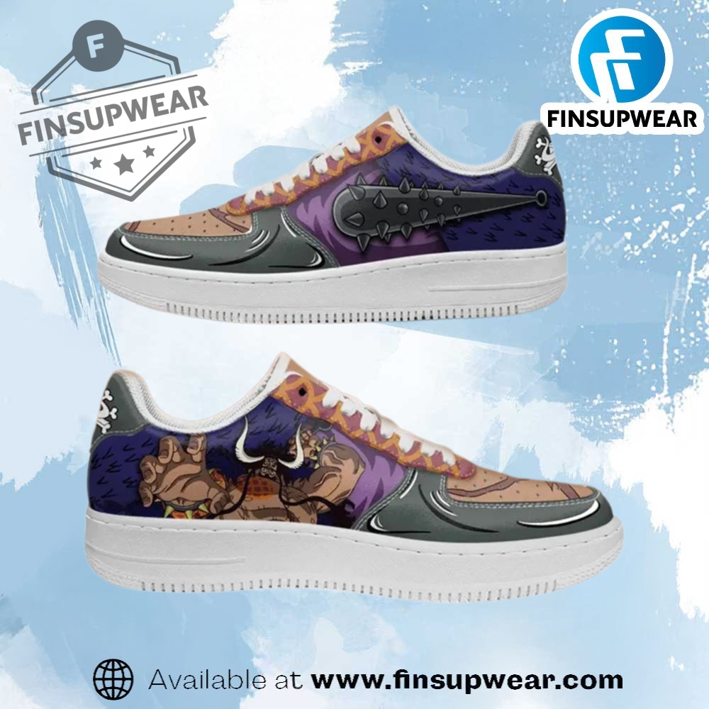 Wano Arc Luffy Air Force Custom Anime Shoes