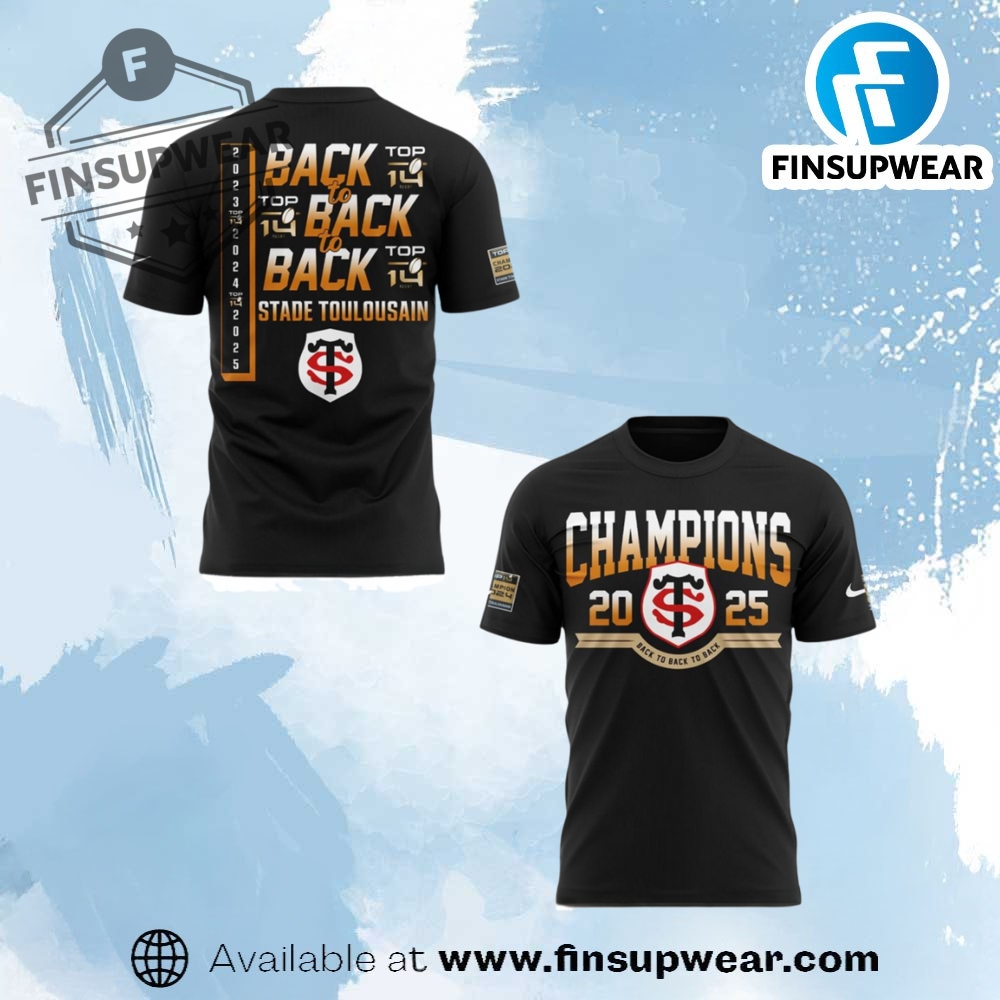 Stade Toulousain Champions Top 14 Rugby 2025 Shirt