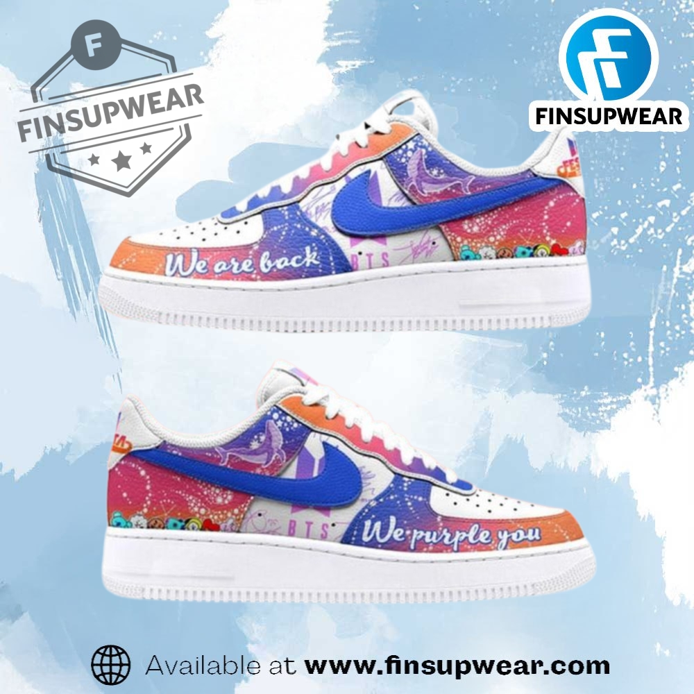 Bts Festa 2025 Limited Edition Air Force 1 Shoes