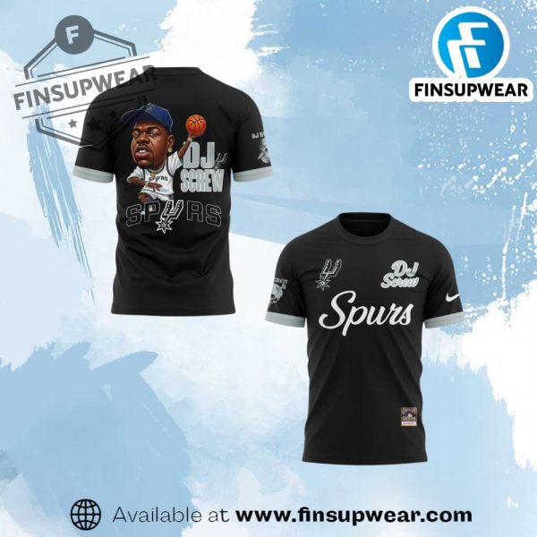San Antonio Spurs X Dj Screw Limited Edition Shirt finsupwear 1