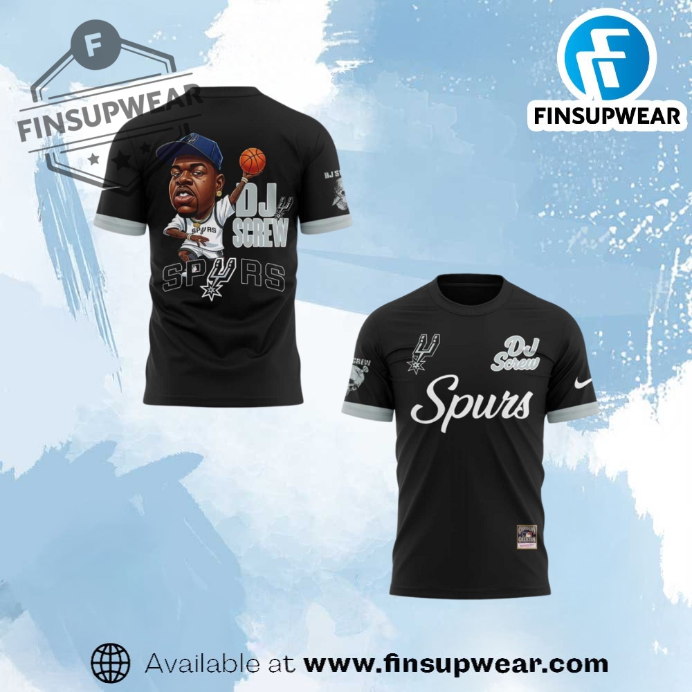 San Antonio Spurs X Dj Screw Limited Edition Shirt finsupwear 1