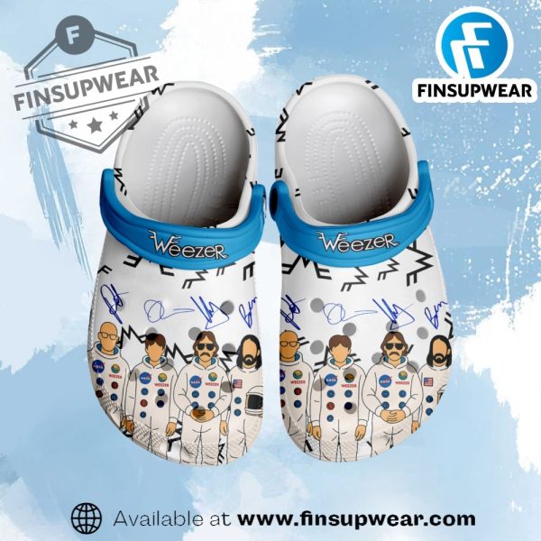 Weezer Band Music Crocs Crocband Clogs finsupwear 1