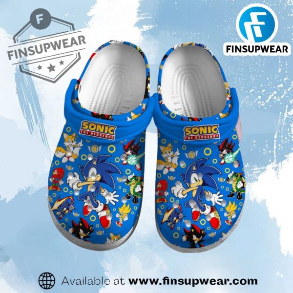 Sonic The Hedgehog Crocs finsupwear 1