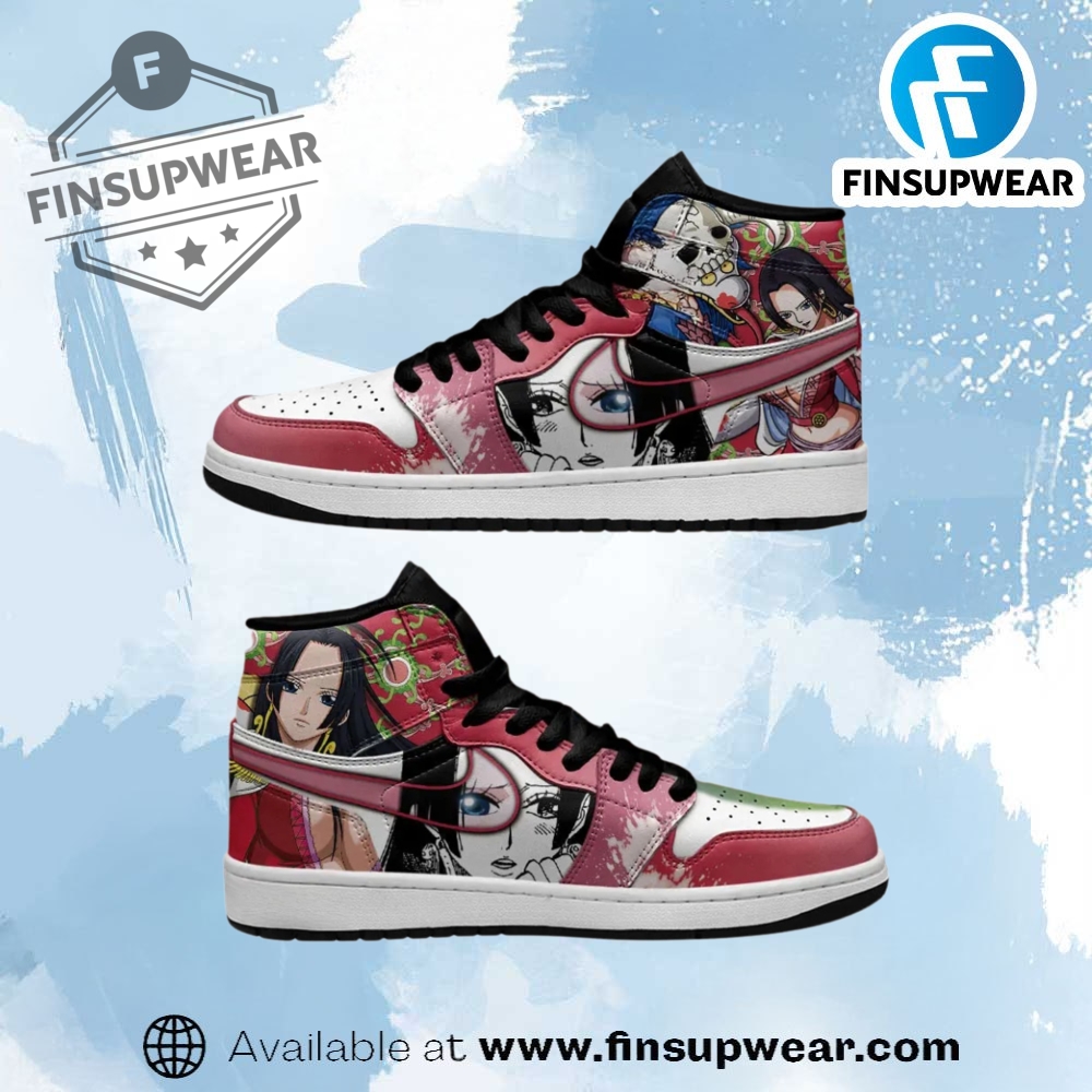 Boa Hancock One Piece Empress Of The Sea Custom Anime Sneaker