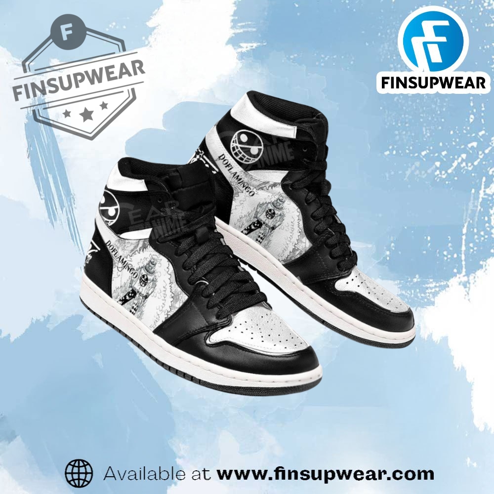 Manga Donquixote Doflamingo Jordan Hightop Shoes