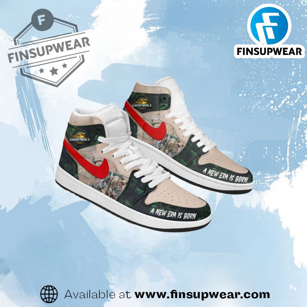 Jurassic World Rebirth 2025 Air Jordan 1 Shoes
