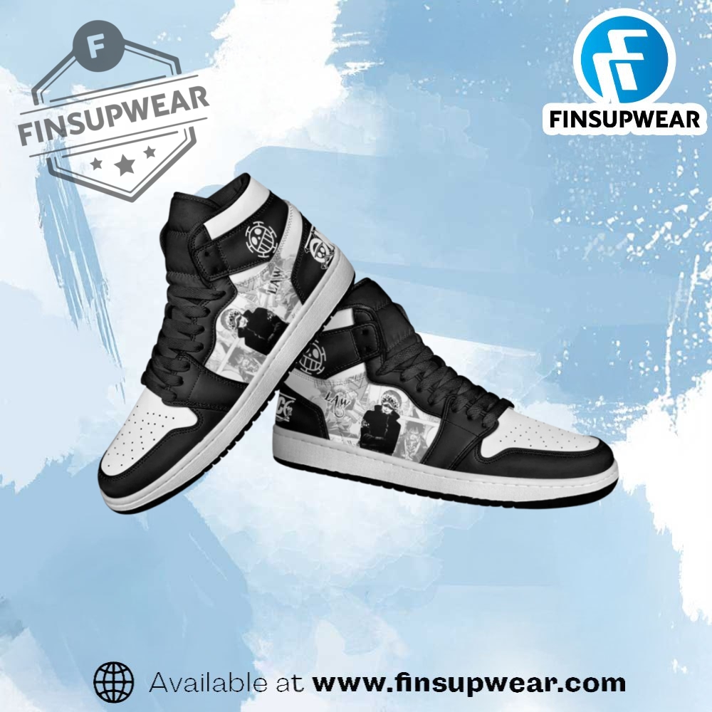 Trafalgar D Water Law Manga Style Jordan Custom Shoes