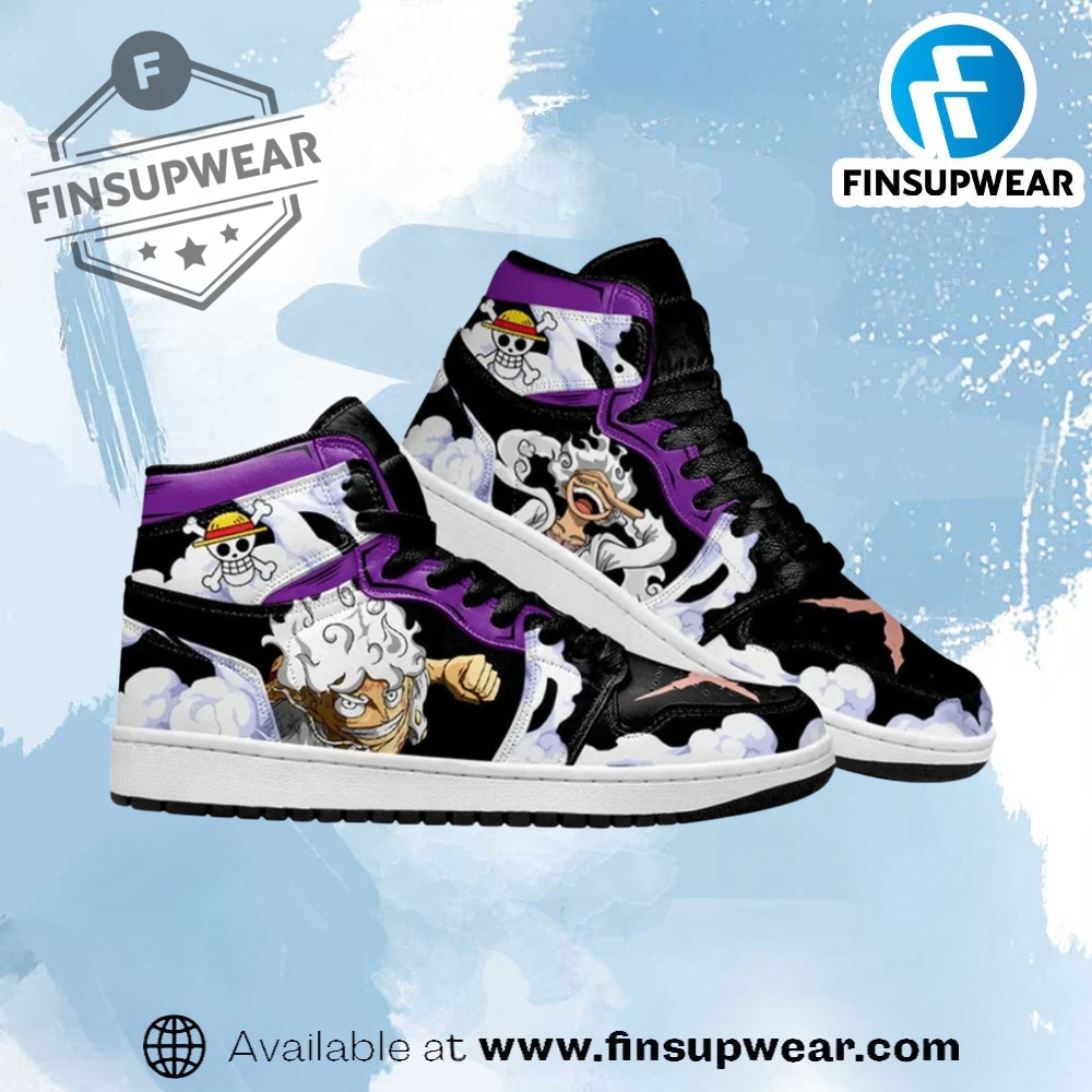 Monkey D Luffy Gear 5 Nika Custom Shoes