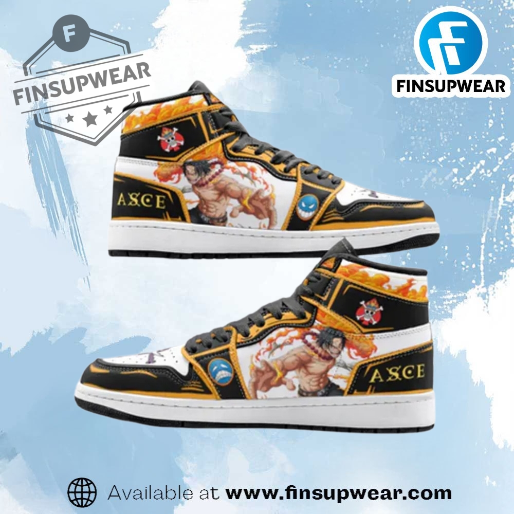 Fire Fist Ace Jordan High Top Jordan Custom Shoes