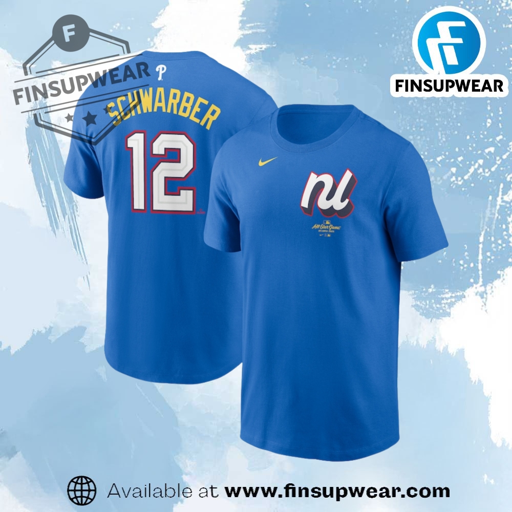 Kyle Schwarber National League Nike 2025 Allstar Edition Name  Number Shirt