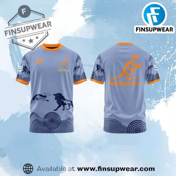Wallabies Lions Tour 2025 Special Edition Shirt finsupwear 1