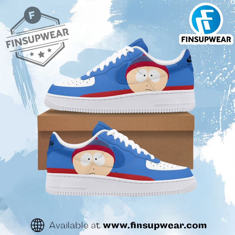South Park Stan Marsh 2025 Premium Air Force 1 Sneakers finsupwear 1 1