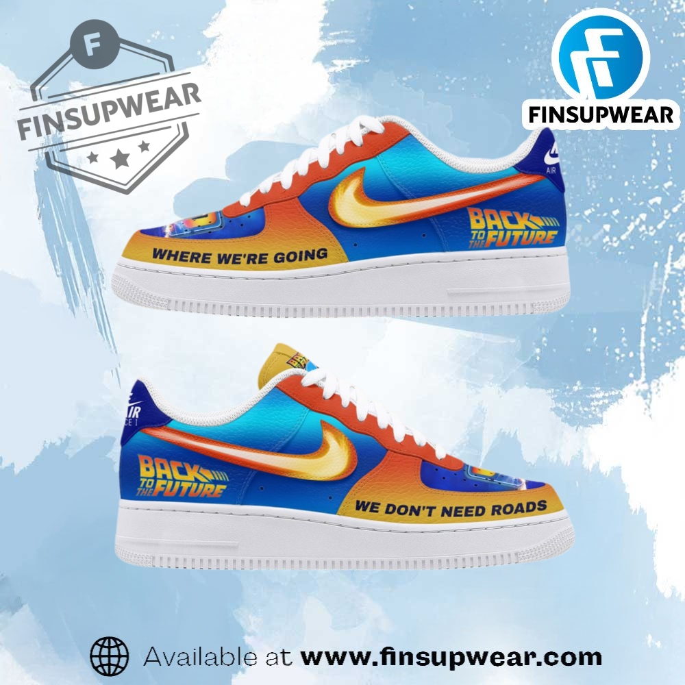 Back To The Future 40Th Anniversary 2025 Limited Air Force 1 Sneakers