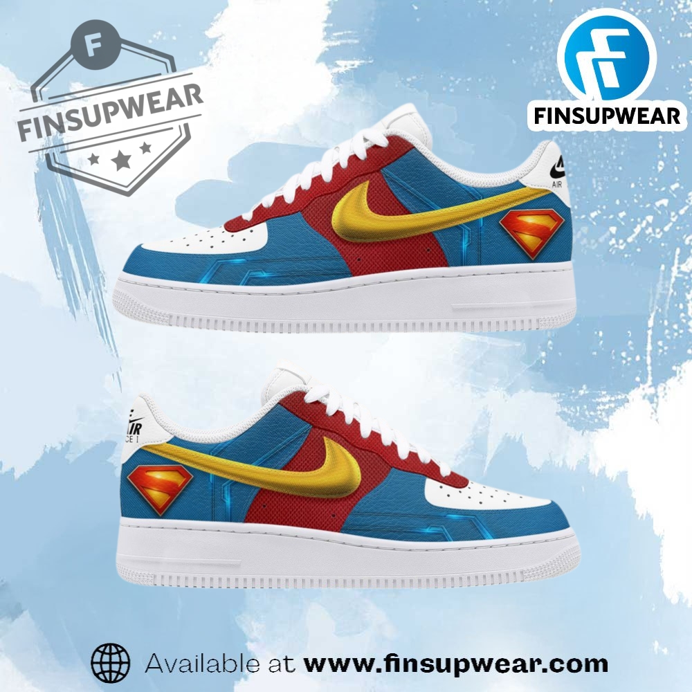 Superman 2025 New Movie Premium Air Force 1 Sneakers