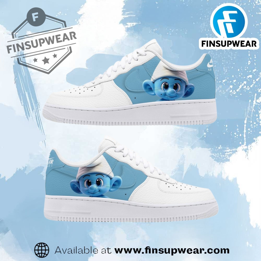 The Smurfs 2025 New Movie Premium Air Force 1 Sneakers