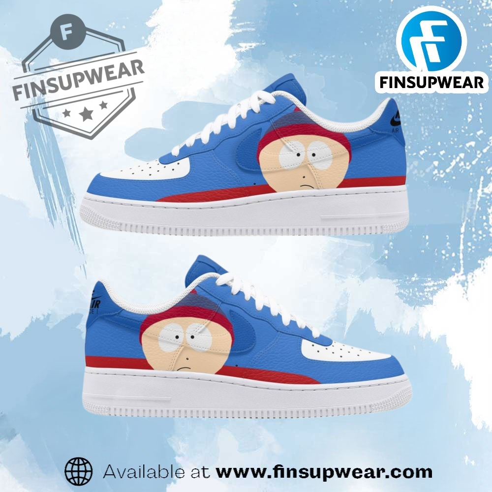 South Park Stan Marsh 2025 Premium Air Force 1 Sneakers