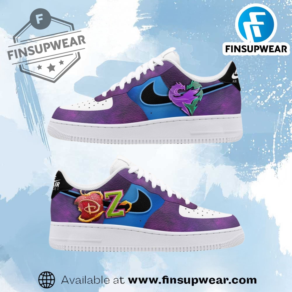 Descendants Zombies Worlds Collide Tour Disney Concerts Air Force 1 Sneakers finsupwear 1