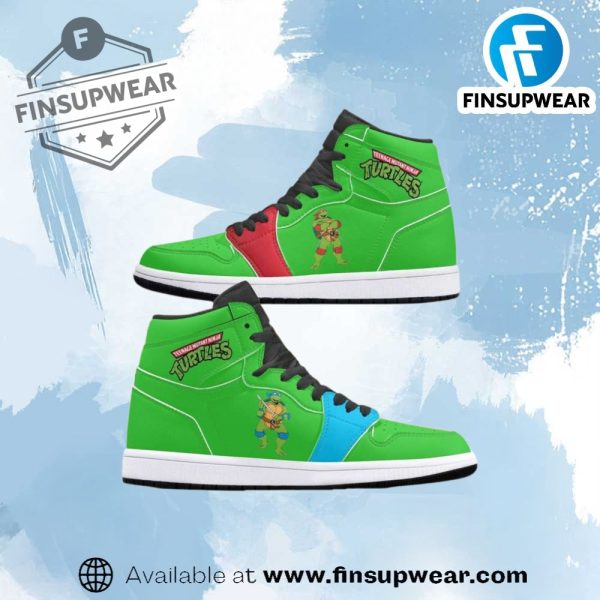Ninja Turtles Teenage Mutant Ninja Turtles Air Jordan 1 Sneakers finsupwear 1