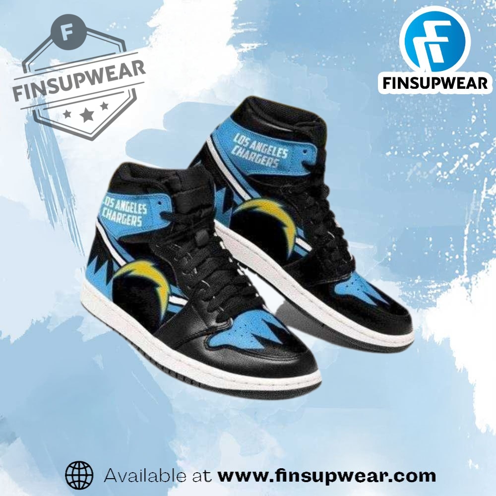 Los Angeles Chargers Nfl Air Jordan 1 Sneakers