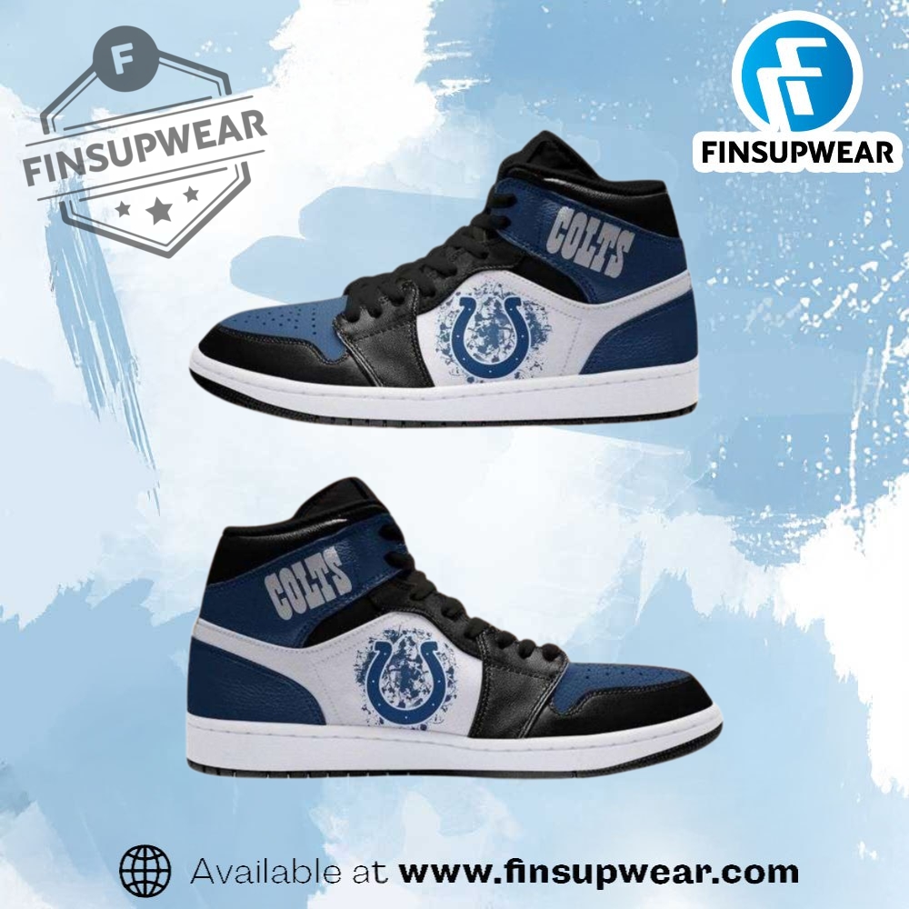 Indianapolis Colts Nfl Air Jordan 1 Sneakers
