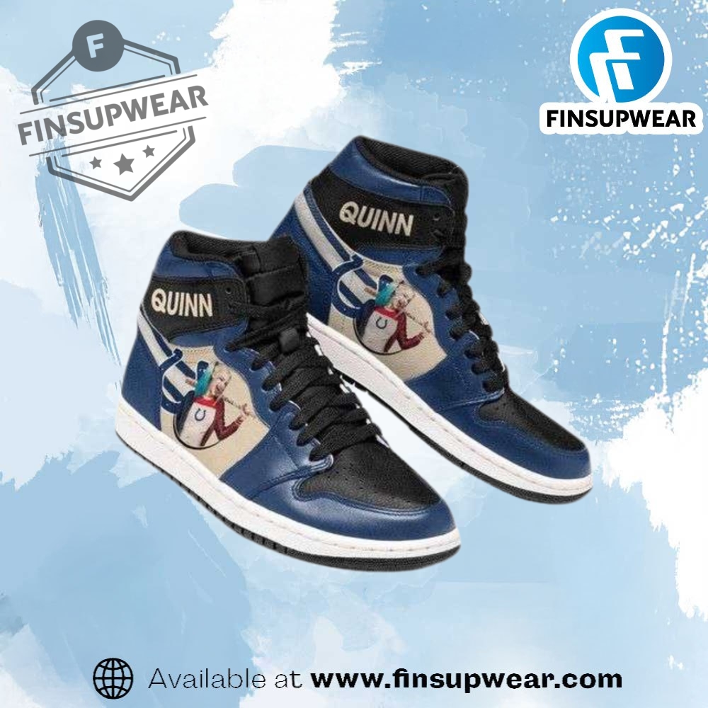 Harley Quinn Indianapolis Colts Nfl Air Jordan 1 Sneakers