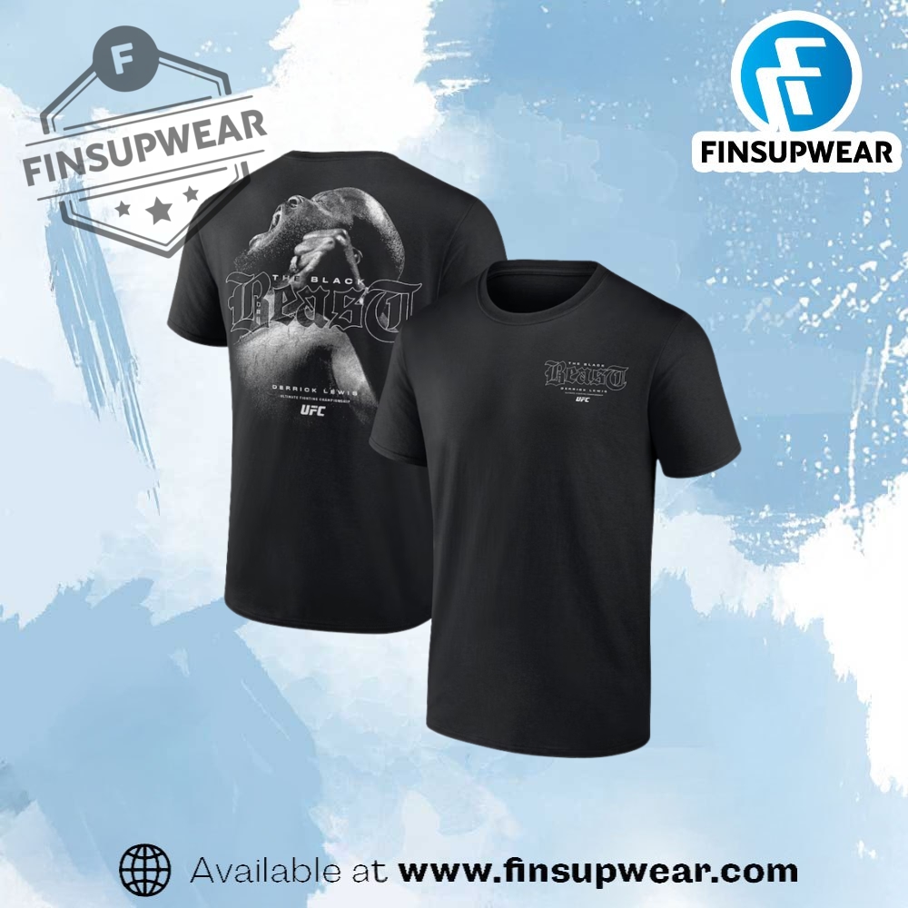 Derrick Lewis The Black Beast Shirt finsupwear 1